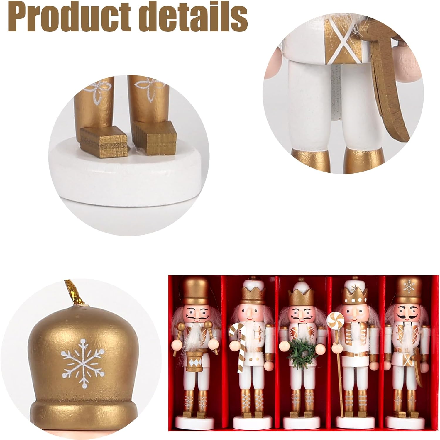 5PCS Nutcracker Christmas Decor