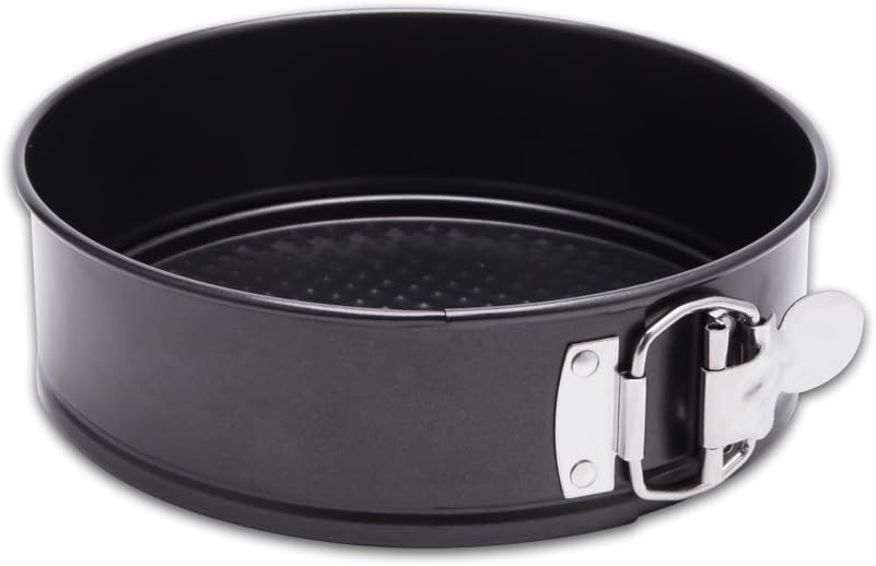 9 Inch Non-stick Cheesecake Pan Springform Pan with Removable Bottom/Leakproof - Black 9 Inch Non-stick Cheesecake Pan Springform Pan with Removable Bottom/Leakproof - Black