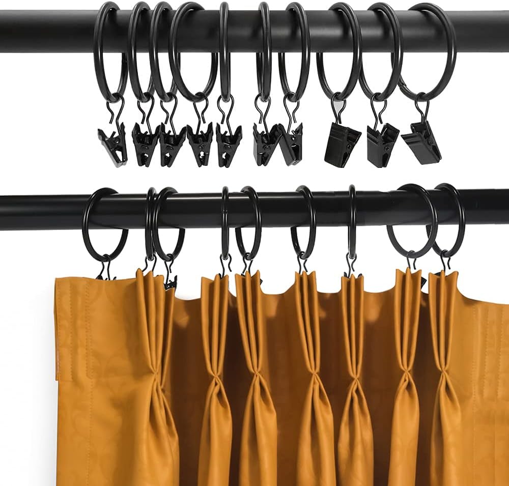 40 Pcs Curtain Hooks