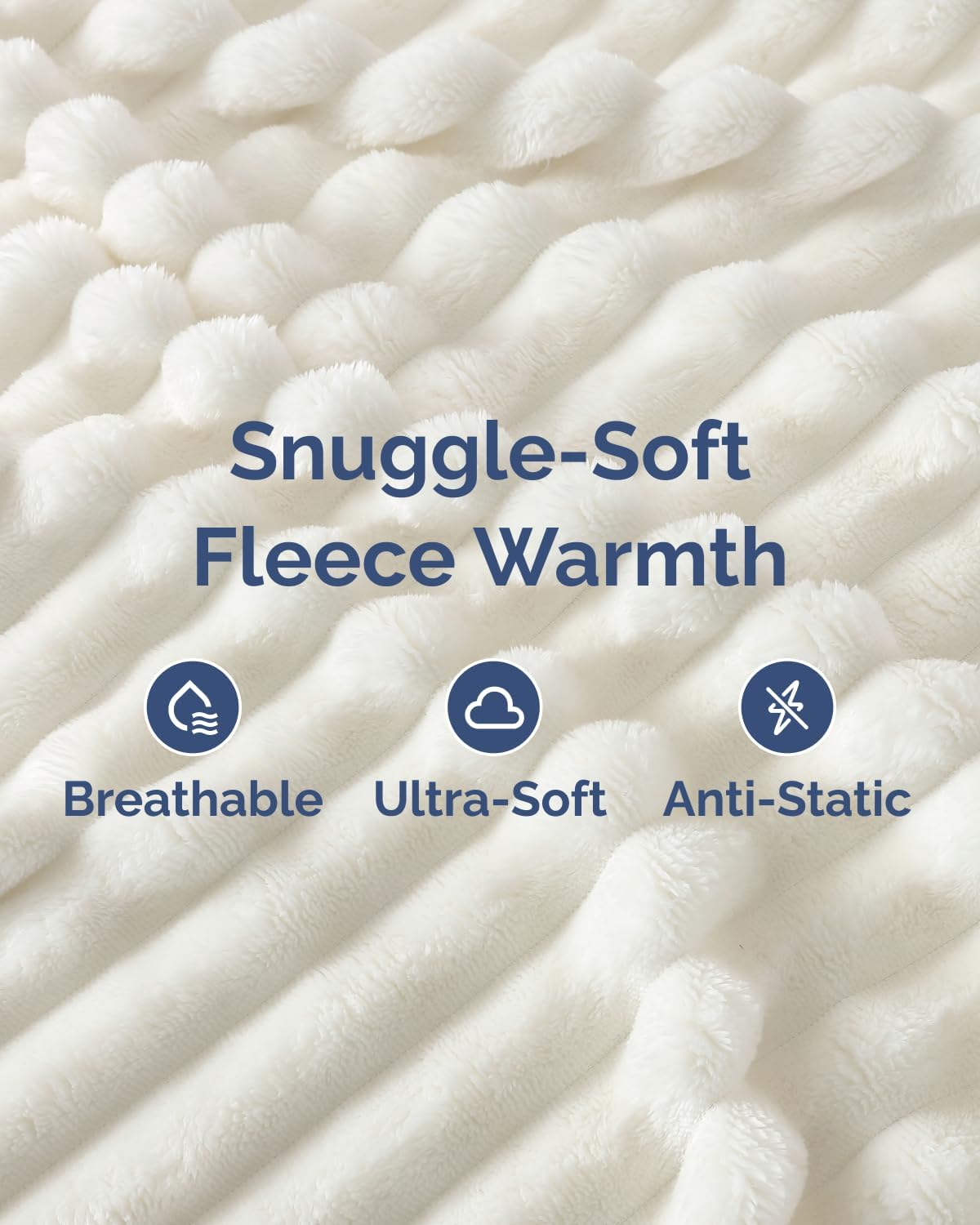 Super Soft Fleece Blanket Throw Size - Fleece Throw Blanket for Bed