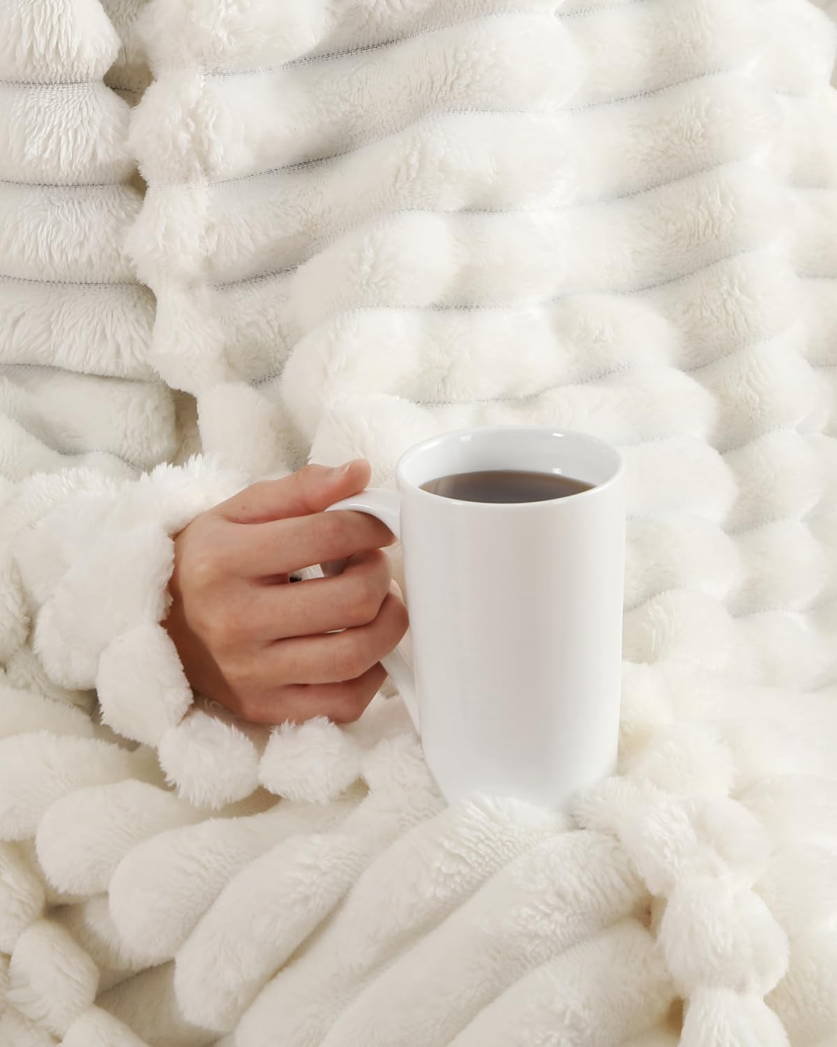Super Soft Fleece Blanket Throw Size - Fleece Throw Blanket for Bed