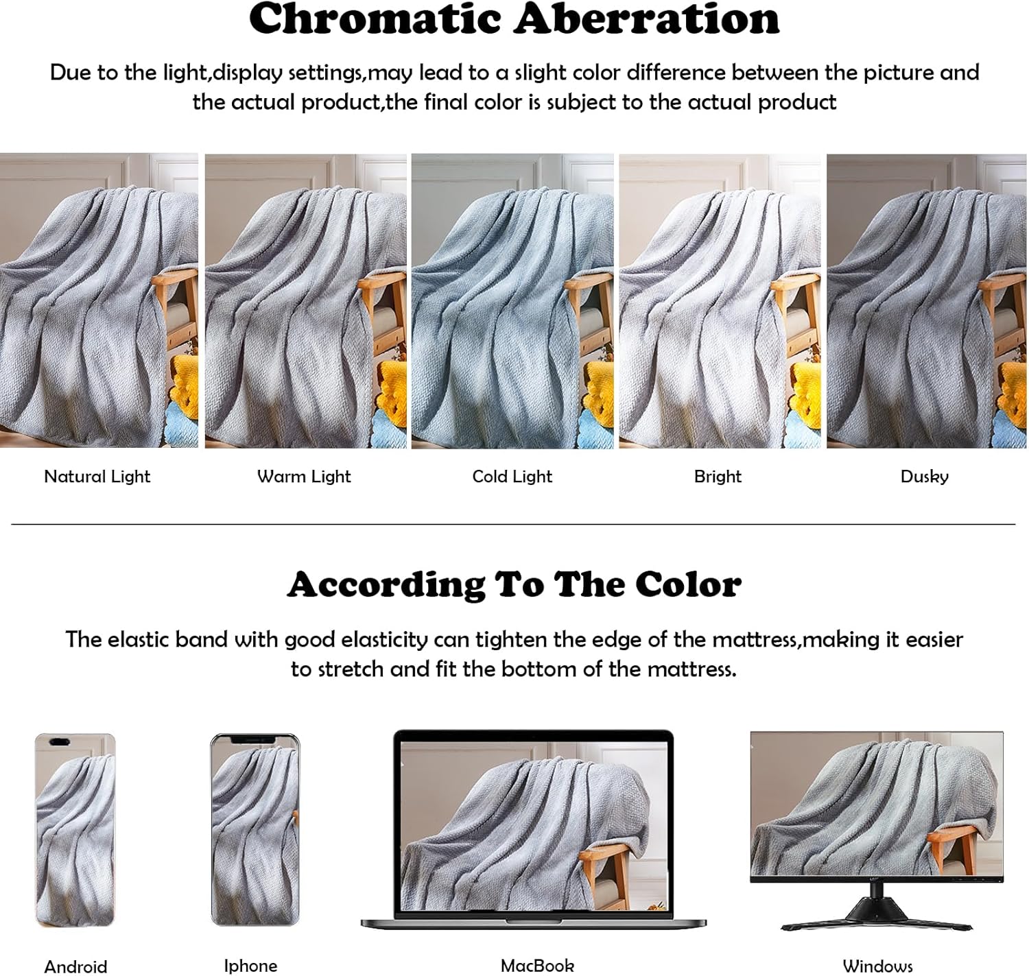 Super Soft Throw Size Blanket Grey Premium Silky Flannel Fleece Leaves Pattern Lightweight Bed Blanket All Season Use (Grey