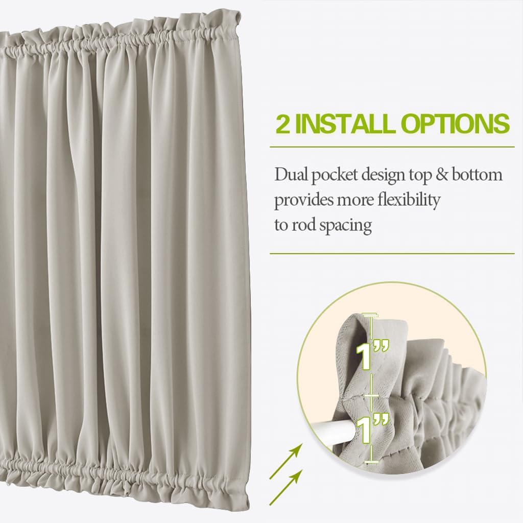 Cream Insulated Door Curtain Spefrowx