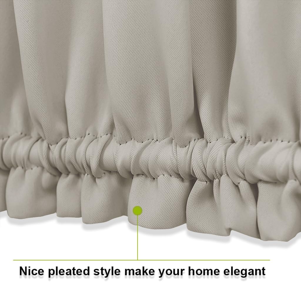 Cream Insulated Door Curtain Spefrowx