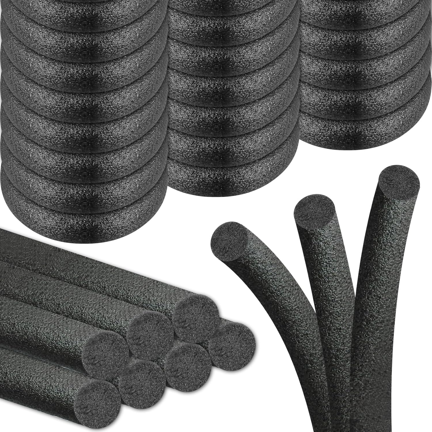 Foam Backer Rod for Gaps Concrete Crack Filler Joints Foam Gap Filler Caulk Saver Backing Rod Filler Rope Concrete Joint Filler (2 Inch x 6.5 Feet) Foam Backer Rod for Gaps Concrete Crack Filler Joints Foam Gap Filler Caulk Saver Backing Rod Filler Rope Concrete Joint Filler (2 Inch x 6.5 Feet)