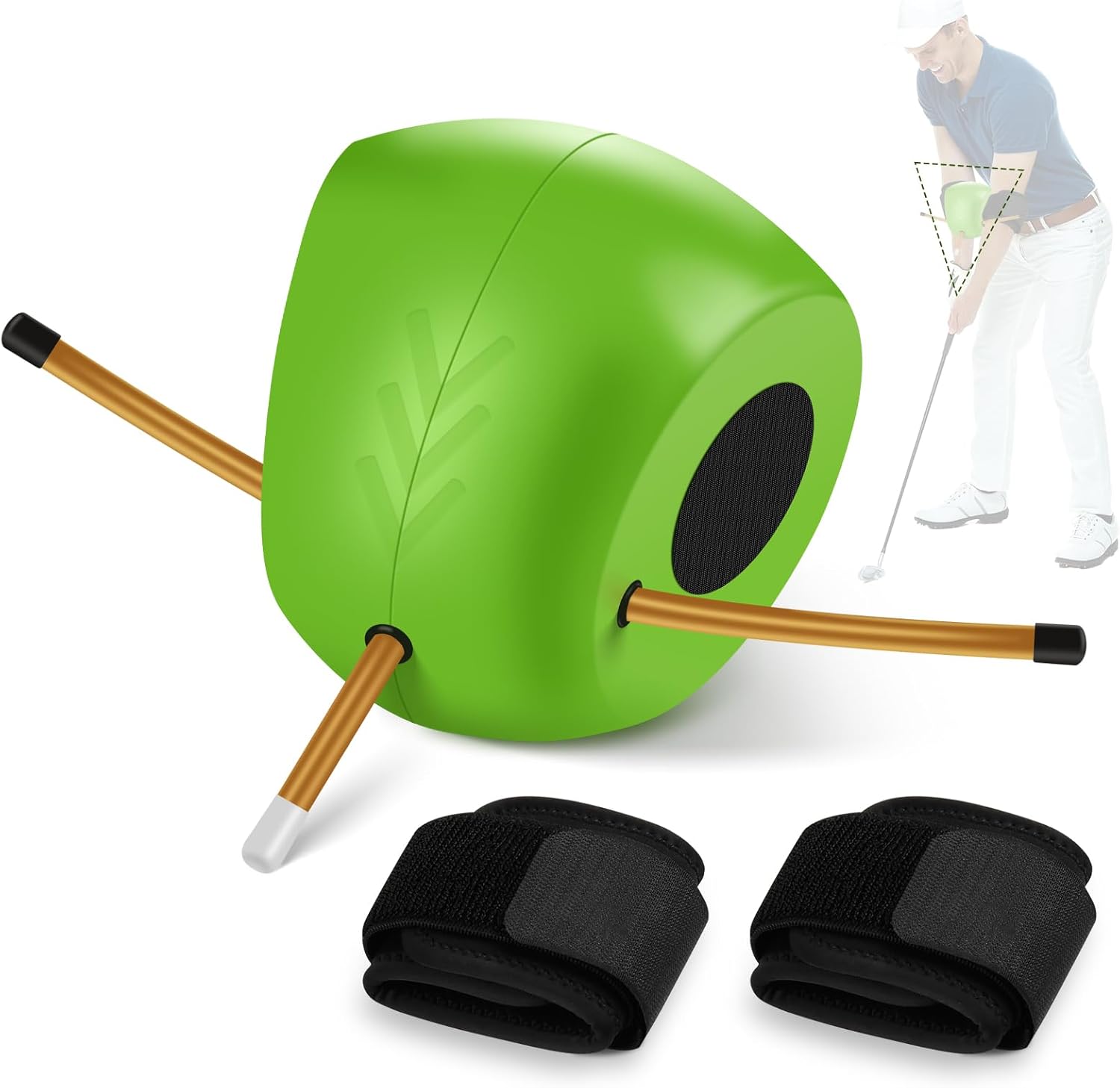 Upgraded Golf Training Aid with Dual Velcro Straps – Golf Swing Trainer for Posture Correction Upgraded Golf Training Aid with Dual Velcro Straps – Golf Swing Trainer for Posture Correction