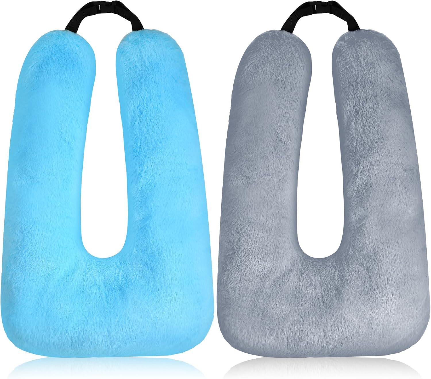 2 Pcs Car Travel Pillow for the Back Seat 28 x 18 in Sleeping Reading Pillows for Long Distance Travel Car Cushion for Kids Adults Head and Body Support U Shaped Pad for Travel(Gray 2 Pcs Car Travel Pillow for the Back Seat 28 x 18 in Sleeping Reading Pillows for Long Distance Travel Car Cushion for Kids Adults Head and Body Support U Shaped Pad for Travel(Gray