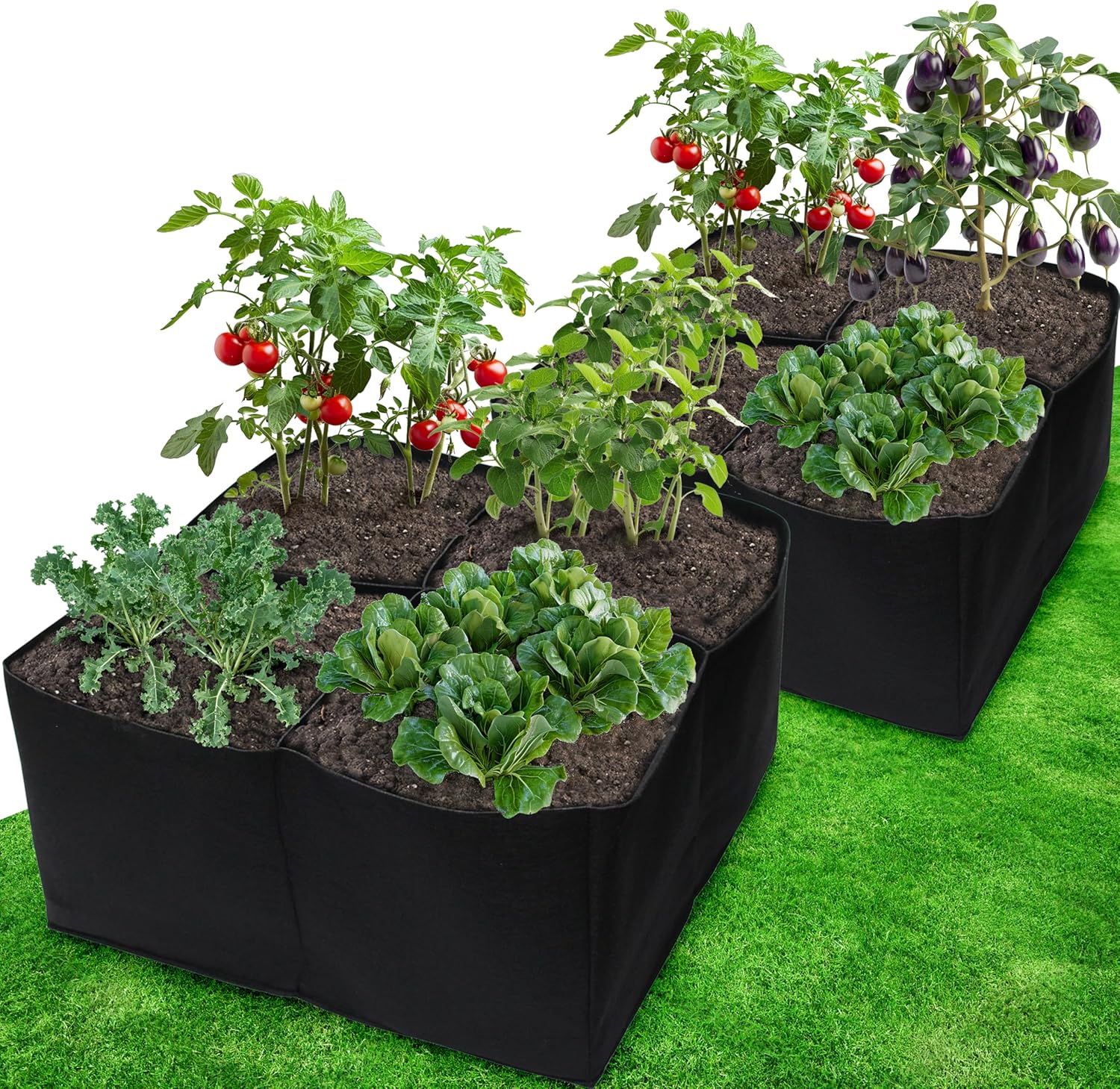 2 Pack Fabric Raised Garden Beds 2 Pack Fabric Raised Garden Beds