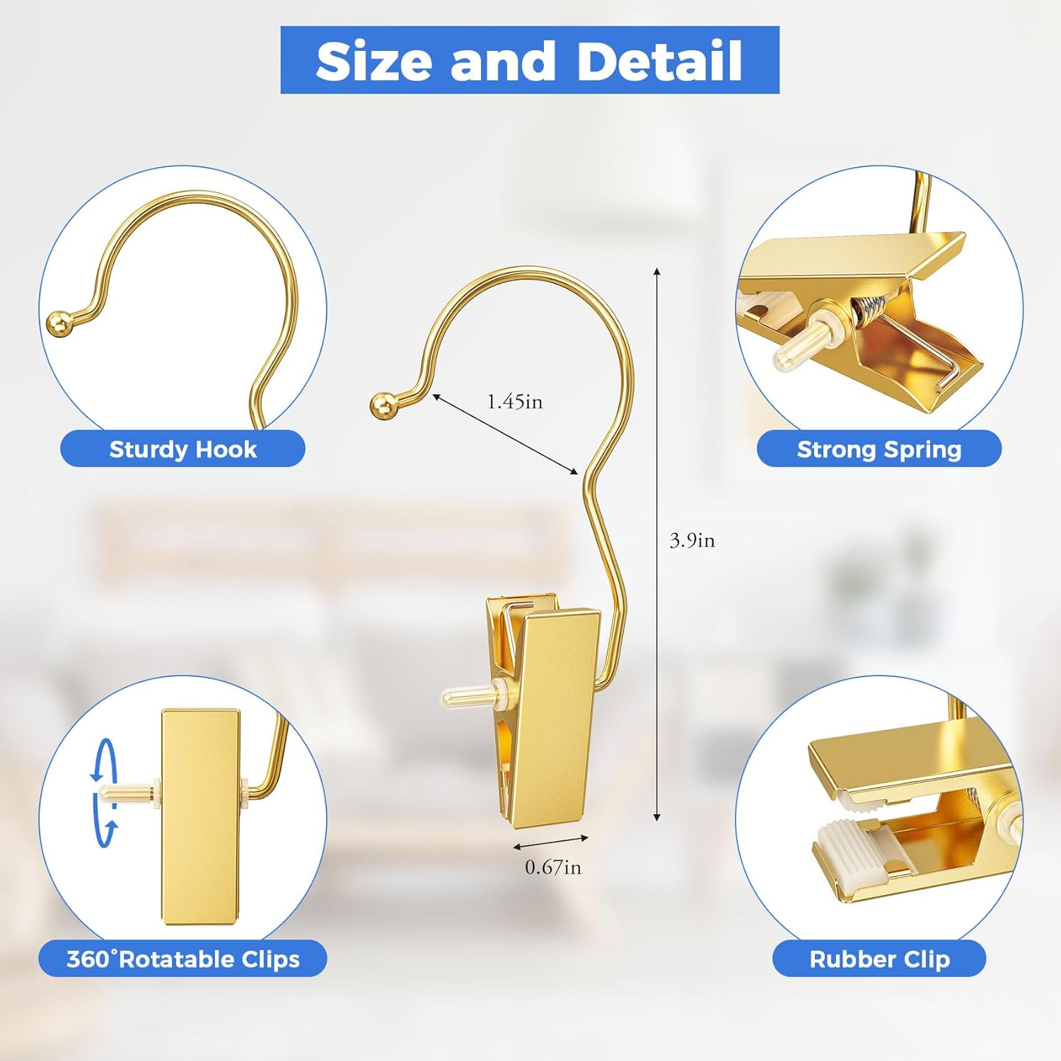 30 Pack Gold Boot Hangers for Closet