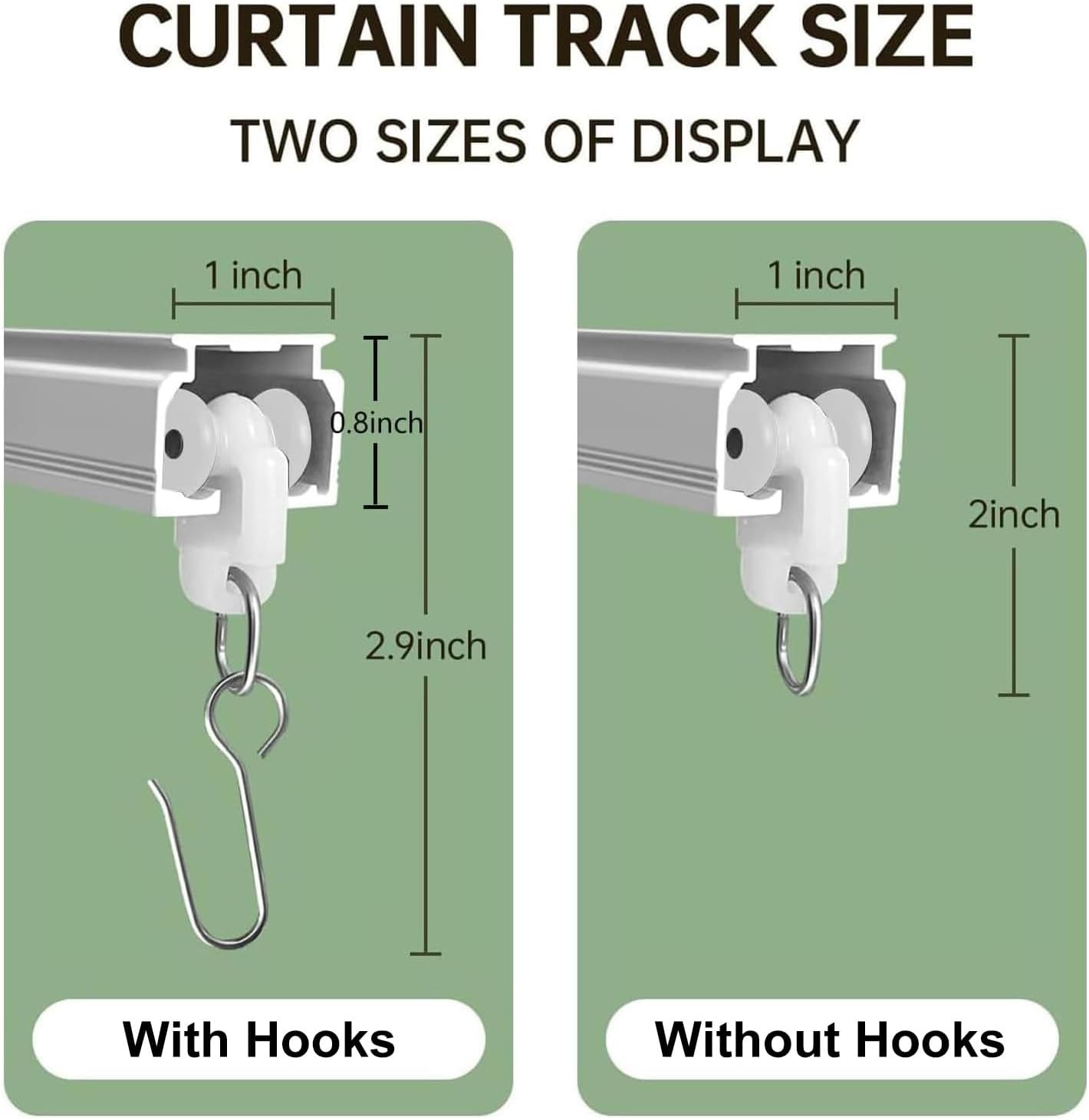 Ceiling Curtain Tracks 9FT