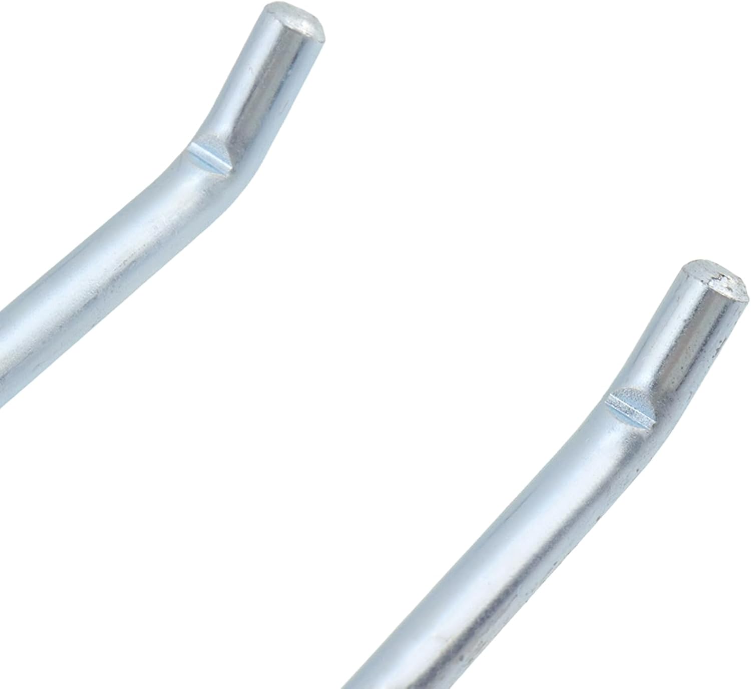 Pegboard Hooks Heavy Duty Metal Steel 3/8" Square Hole Peg Hooks with 6 Bars Suitbale for 1.5" Spaced Pegboards Wall Hooks for Hanging Various Tools - 2pcs