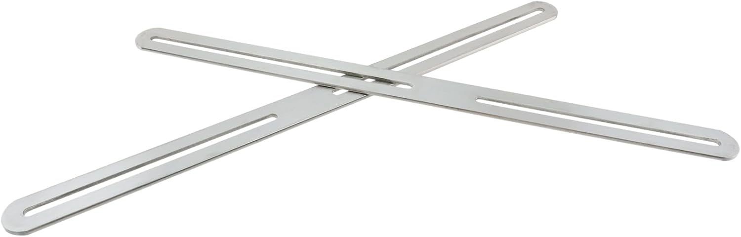 Adjustable Straight Brace Flat Mending Plates for Wood Stainless Steel Straight Bracket with Slot for Board