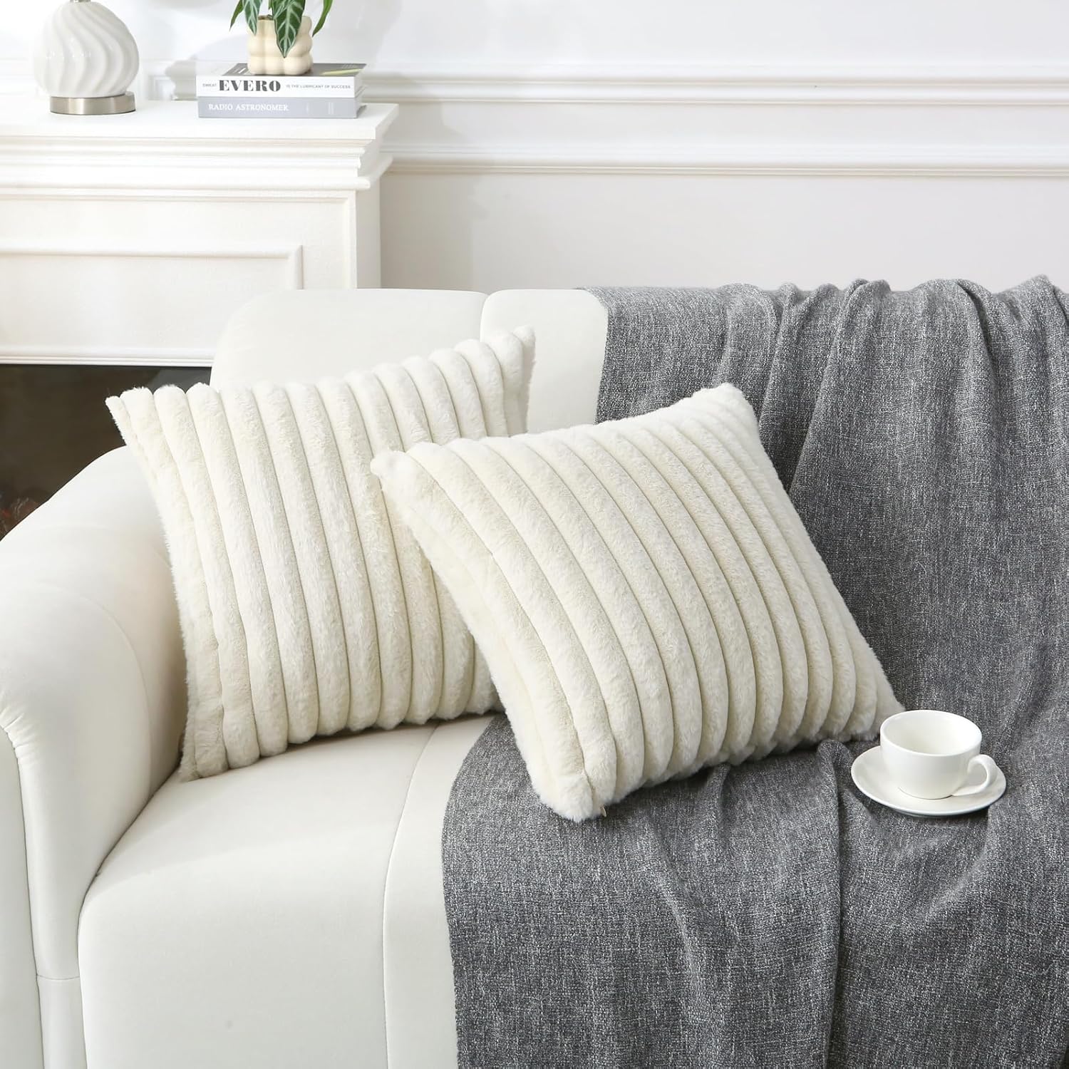 Decorative Throw Pillow with Inserts