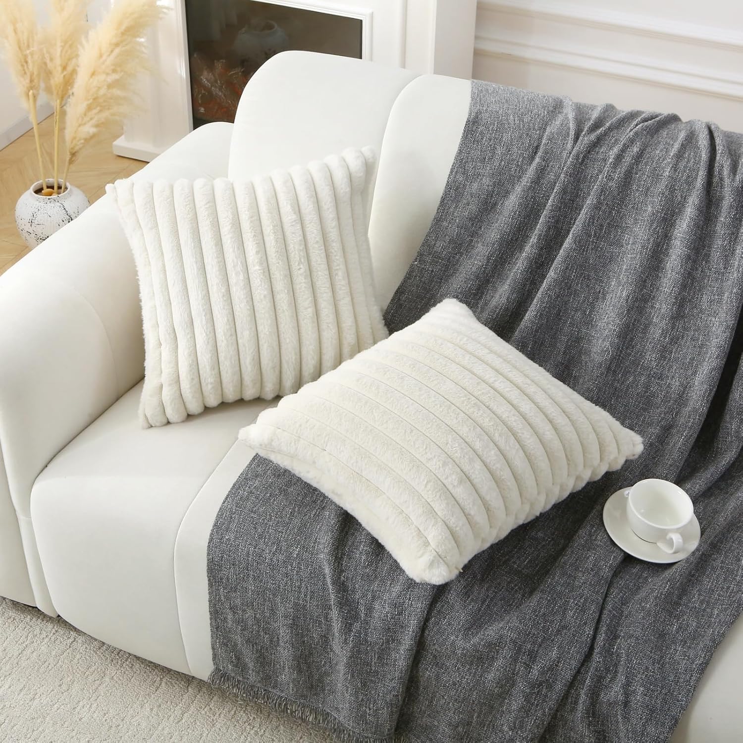 Decorative Throw Pillow with Inserts