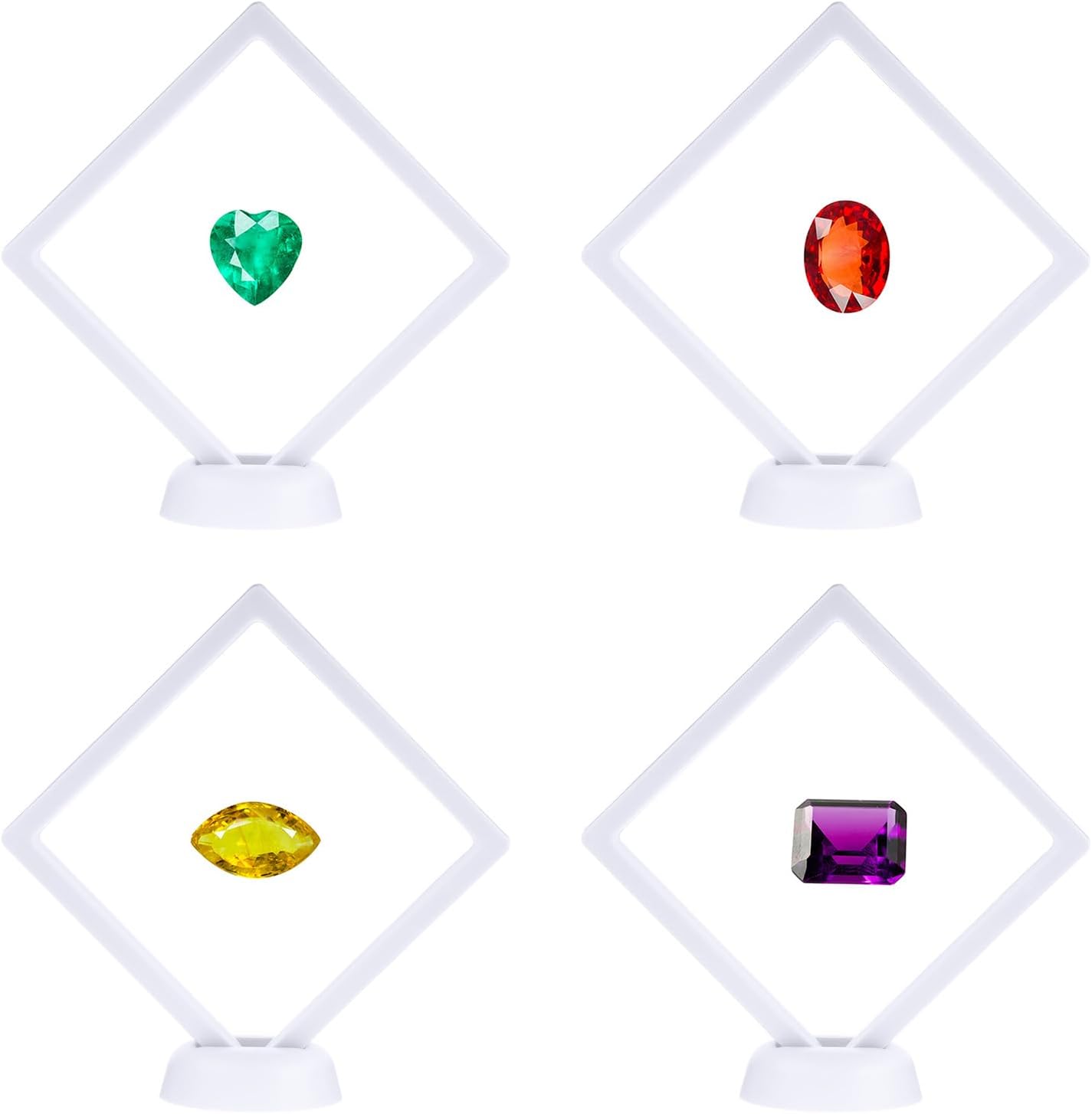 4 Pcs 3D Floating Display Case