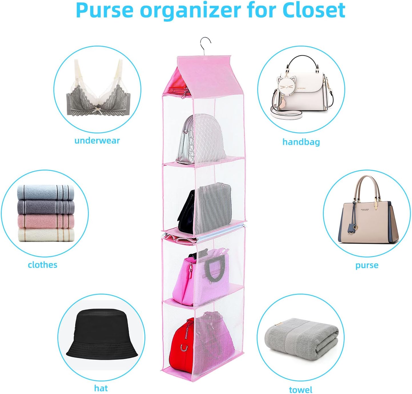 Closet Purse Organizer