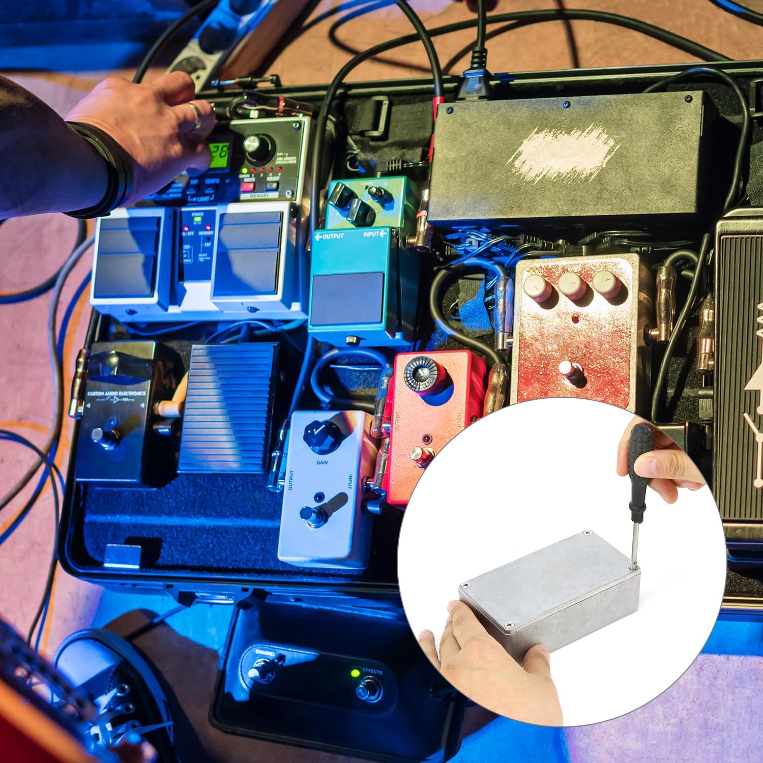 125B/1590N1 Aluminium Stomp Box Enclosures