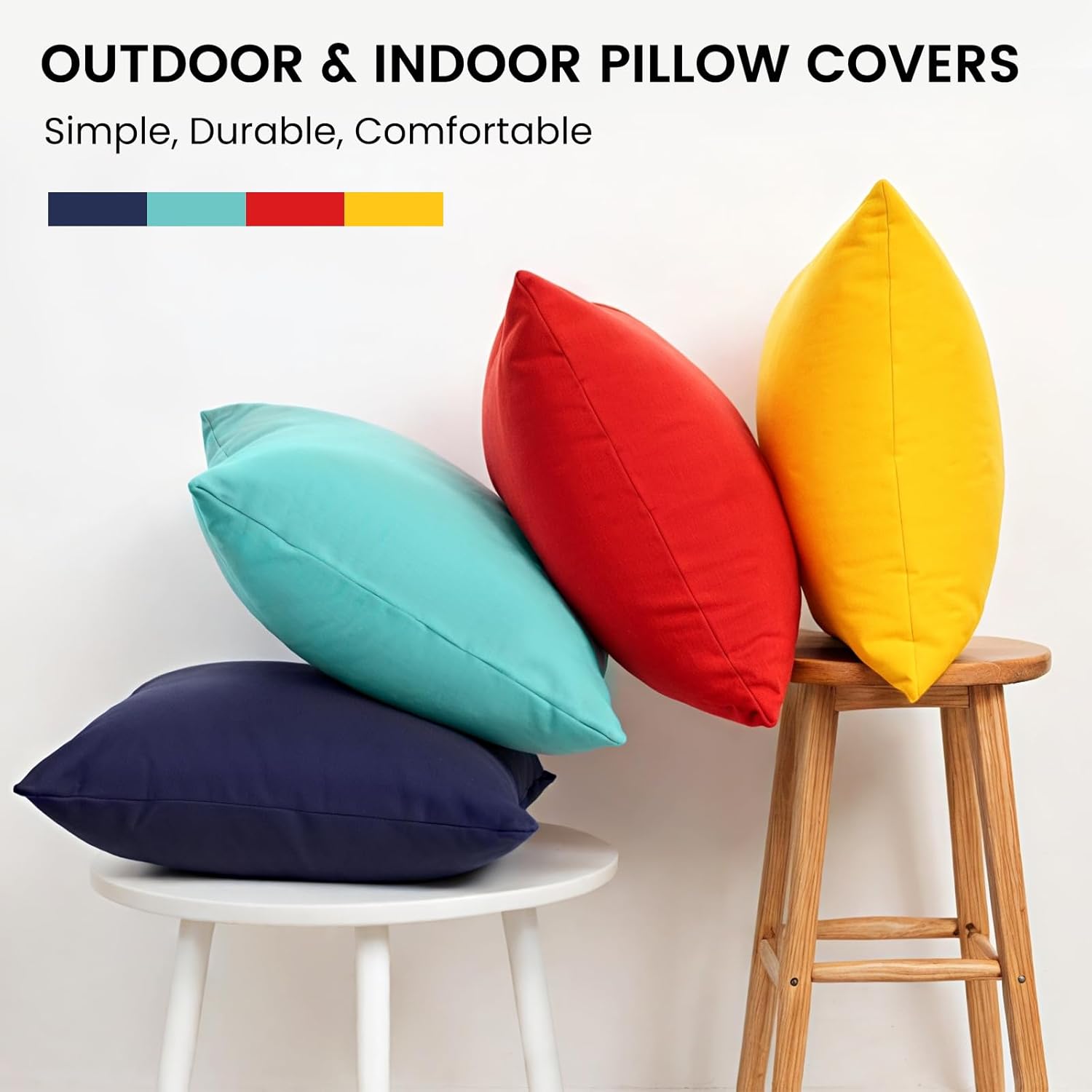 Outdoor Pillow Covers Set of 2