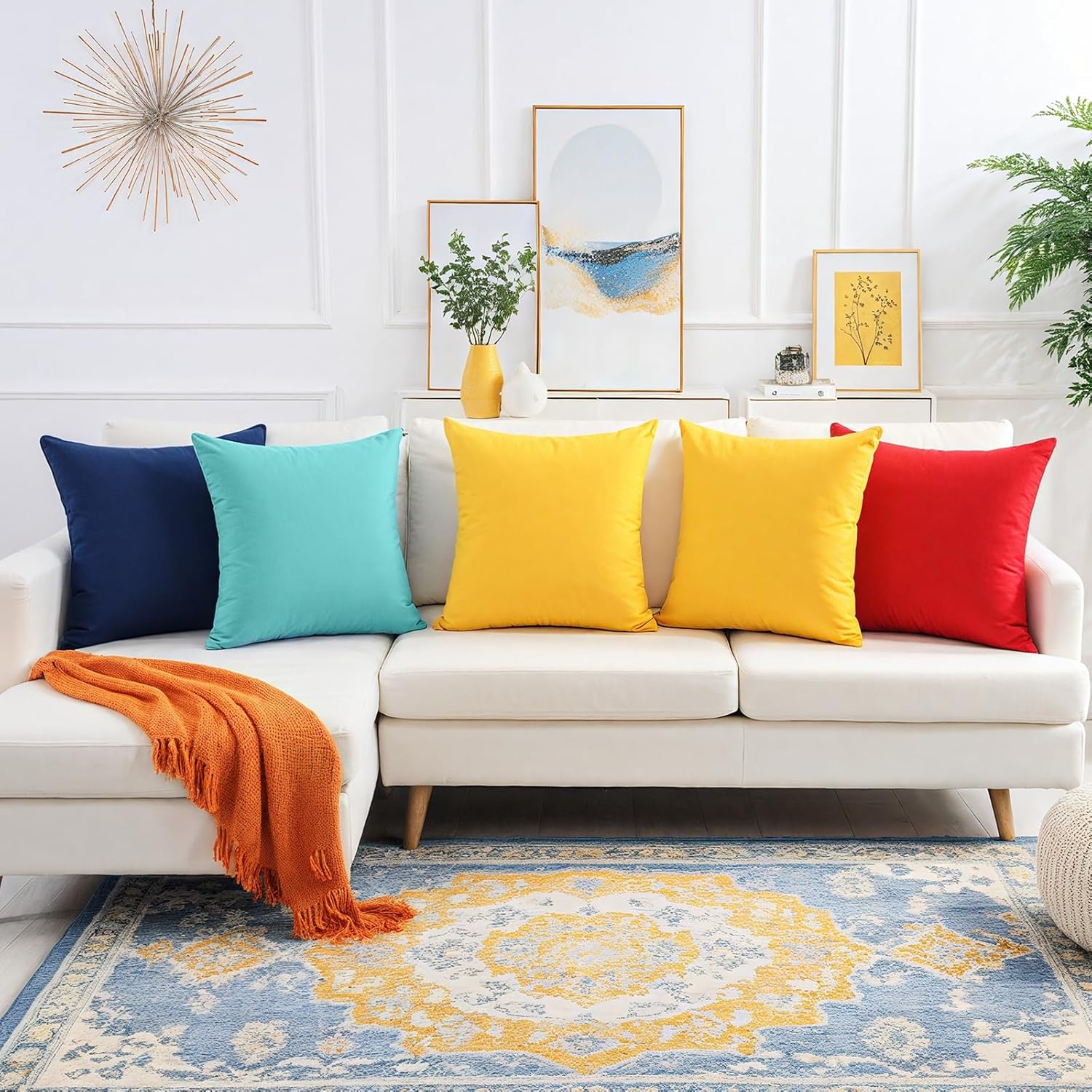 Outdoor Pillow Covers Set of 2
