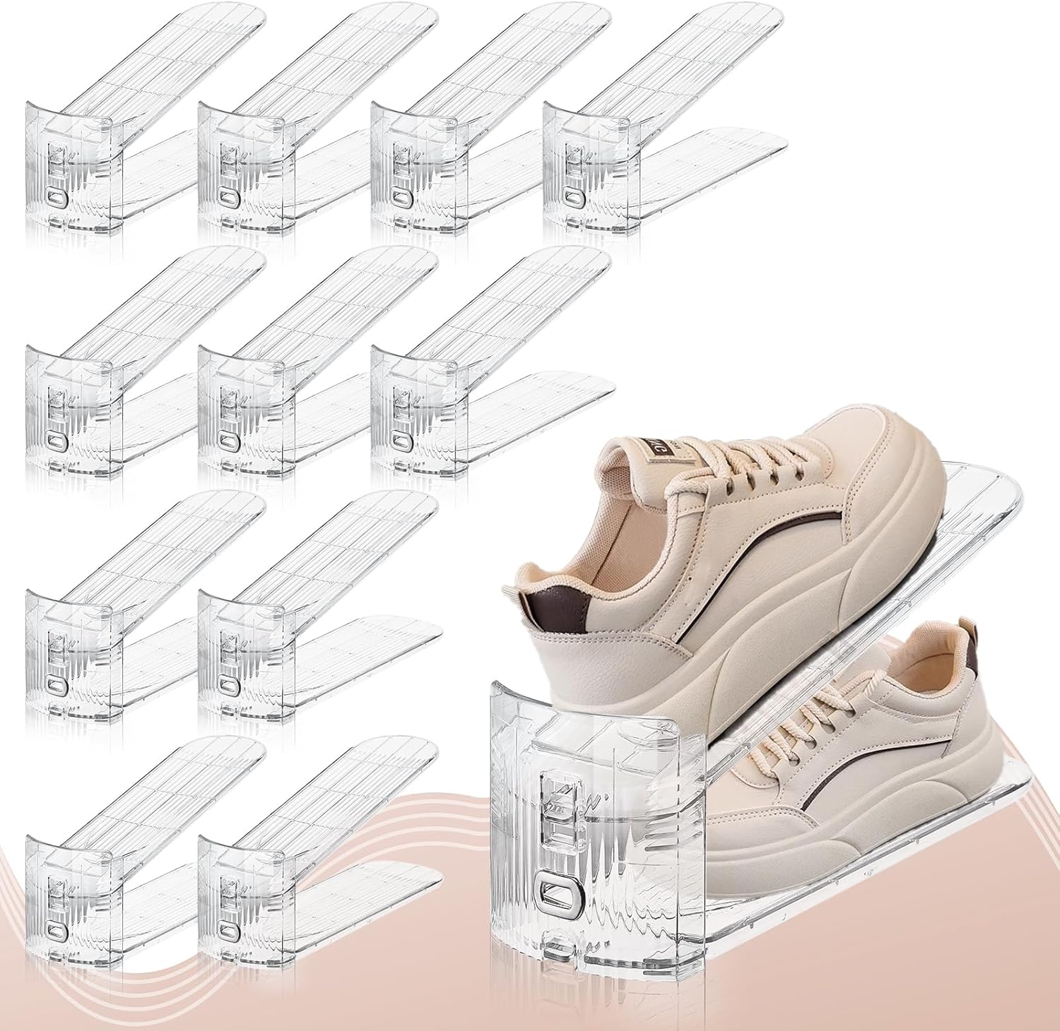 Shoe Slots Organizer for Closet