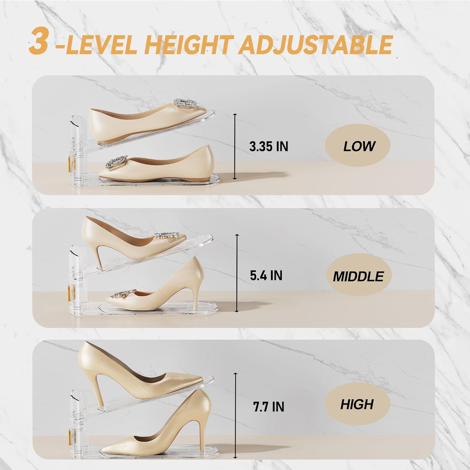 Shoe Slots Organizer for Closet