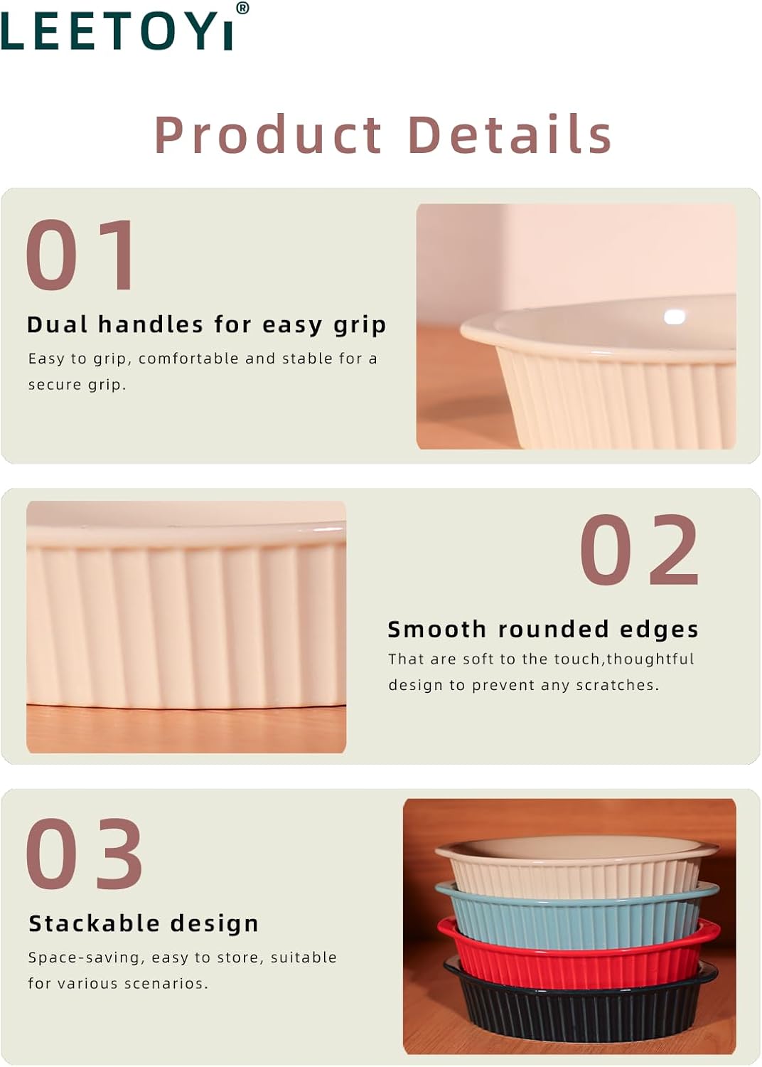 Porcelain Small Oval Au Gratin Pans