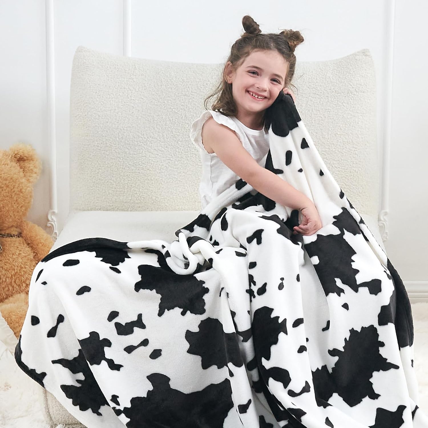 Cow Print Blanket