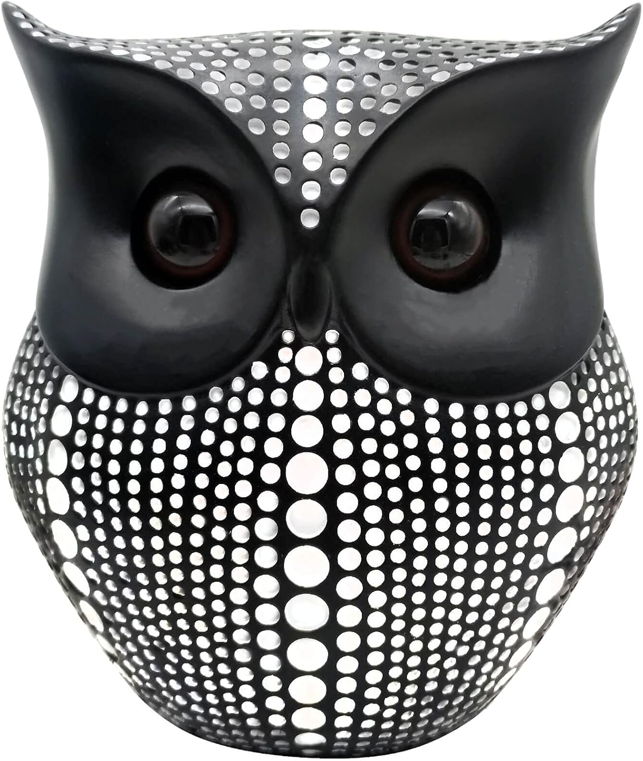 Resin Owl Statue Home Decor - Black Owl Sculpture Resin Owl Statue Home Decor - Black Owl Sculpture