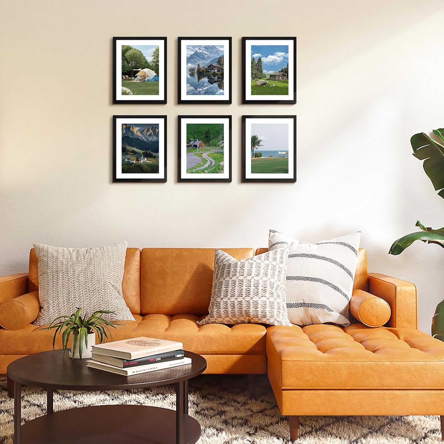 8x10 Picture Frame Set of 2 & 8.5x11 Picture Frame Bulk-6 Pack