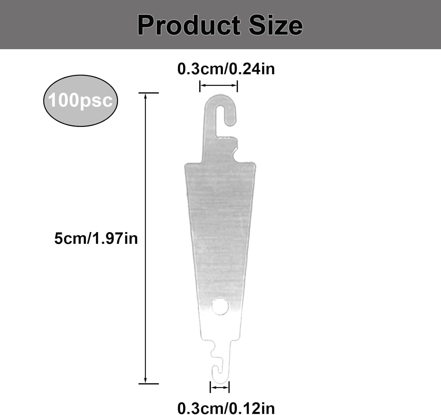 100 Pcs Stainless Steel Needle Threaders