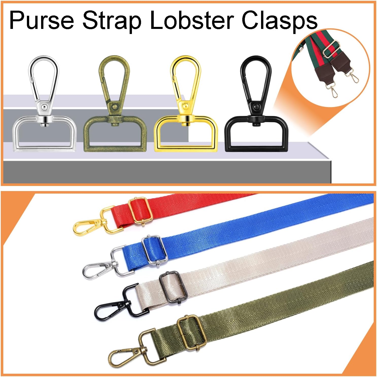 1 Inch Metal Swivel Snap Hooks