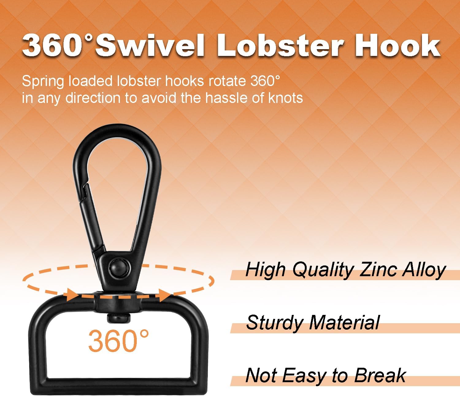 1 Inch Metal Swivel Snap Hooks