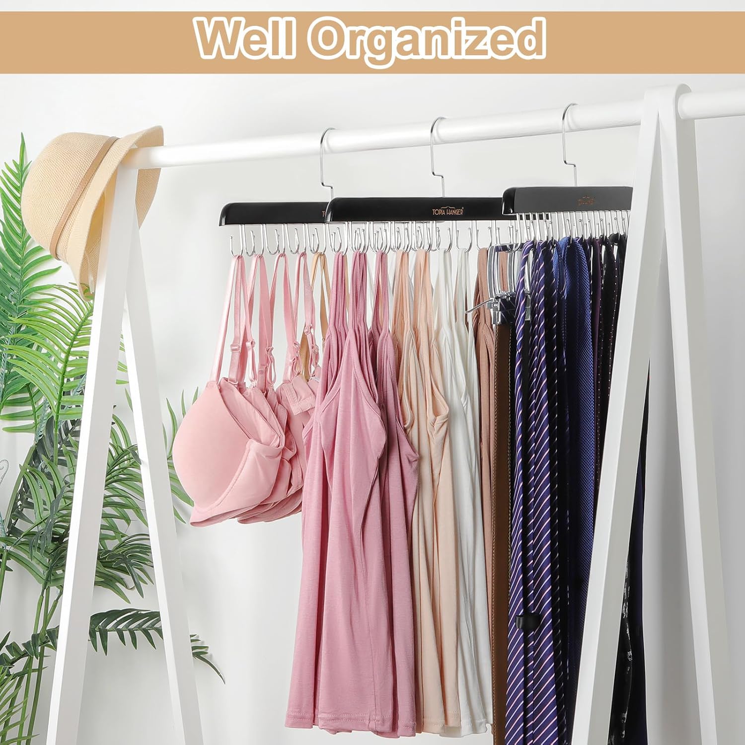 TOPIA HANGER Bra Hanger for Closet
