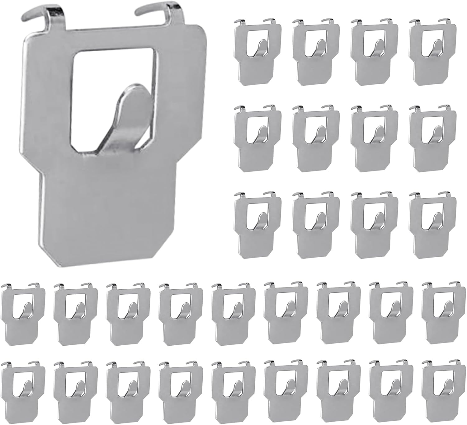 Xadnitu 30 Pieces 30LB Claw Drywall Picture Hangers for Easy Wall Picture Frames