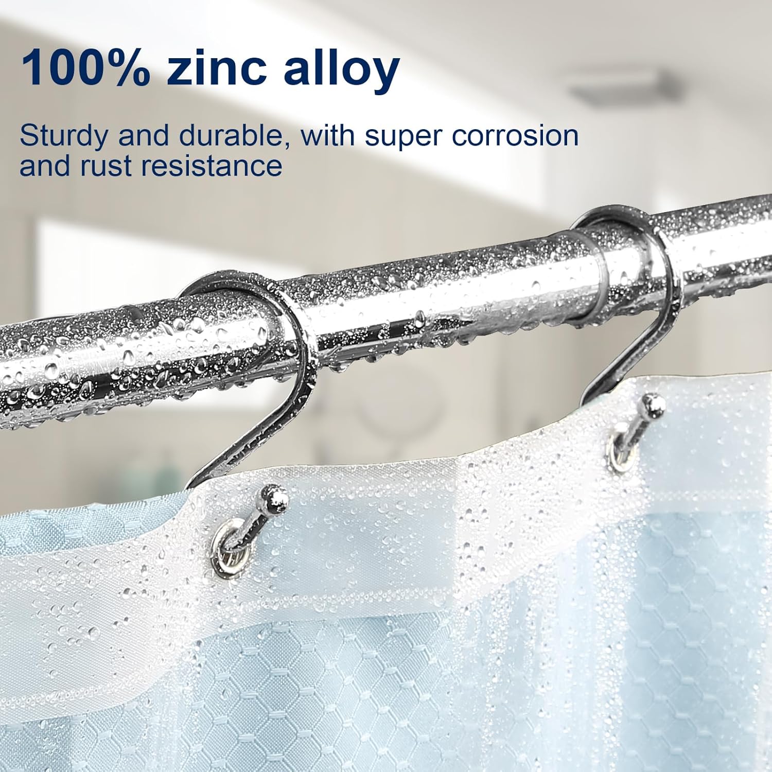 Metal Shower Curtain Hooks