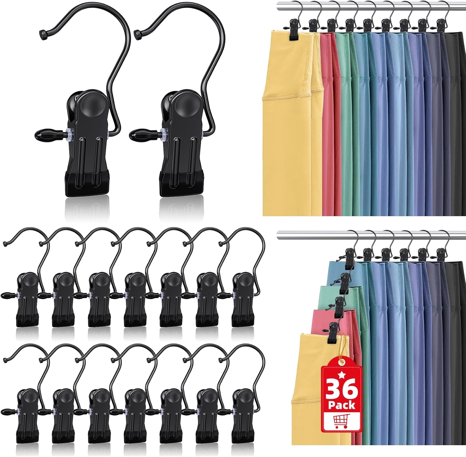 36 Pack Boot Hangers Clips for Closet 36 Pack Boot Hangers Clips for Closet