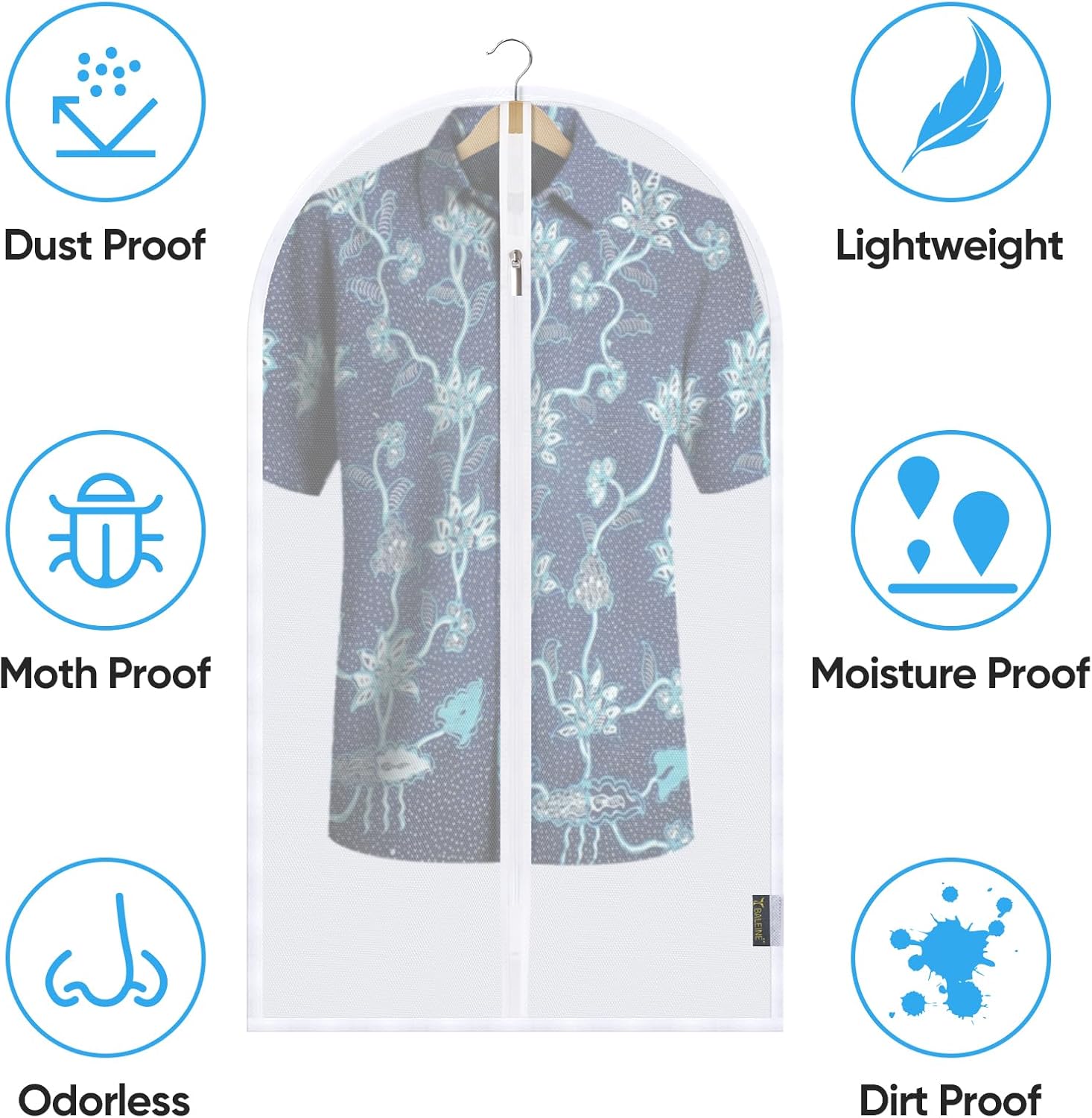 40%27%27 Translucent Garment Bags