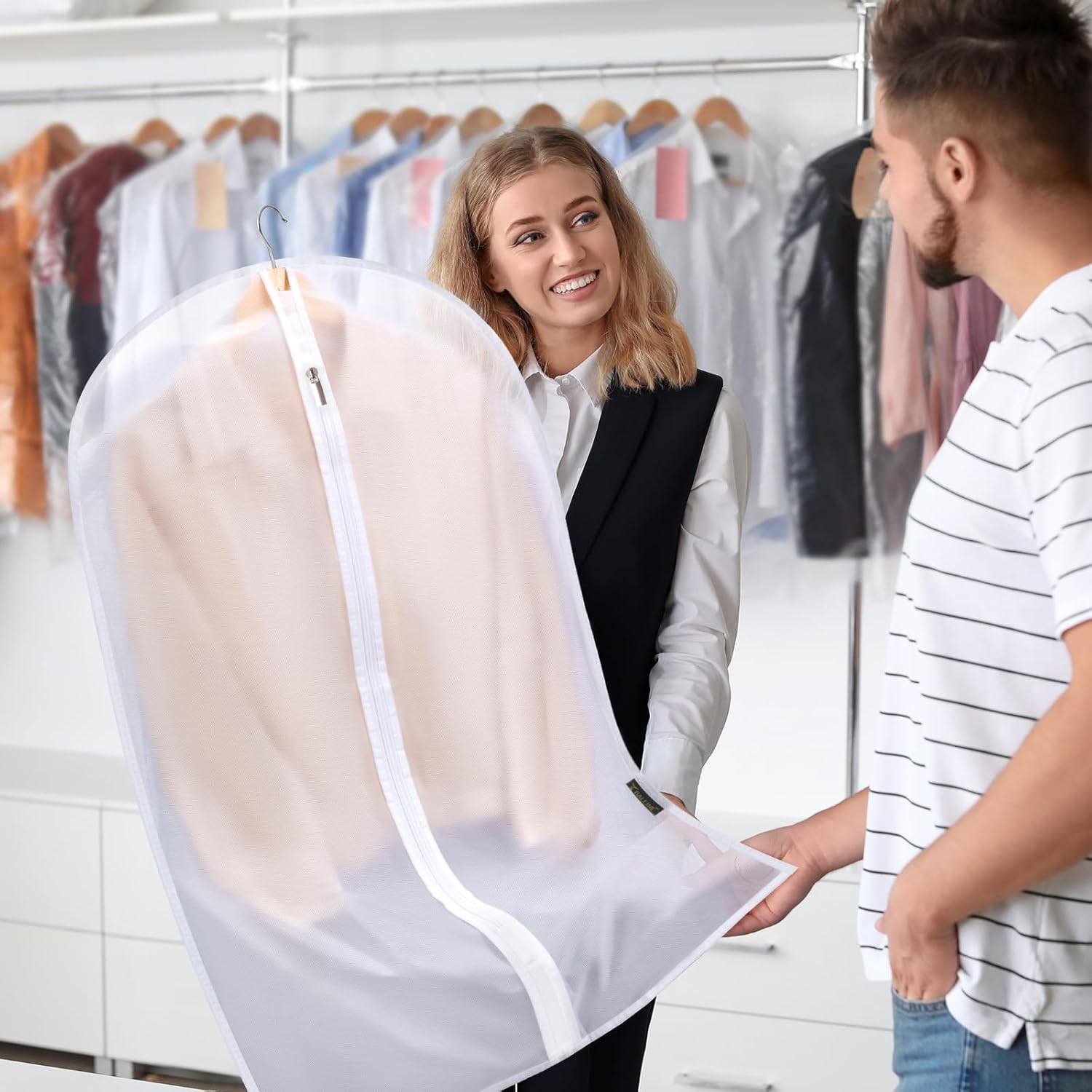 40%27%27 Translucent Garment Bags