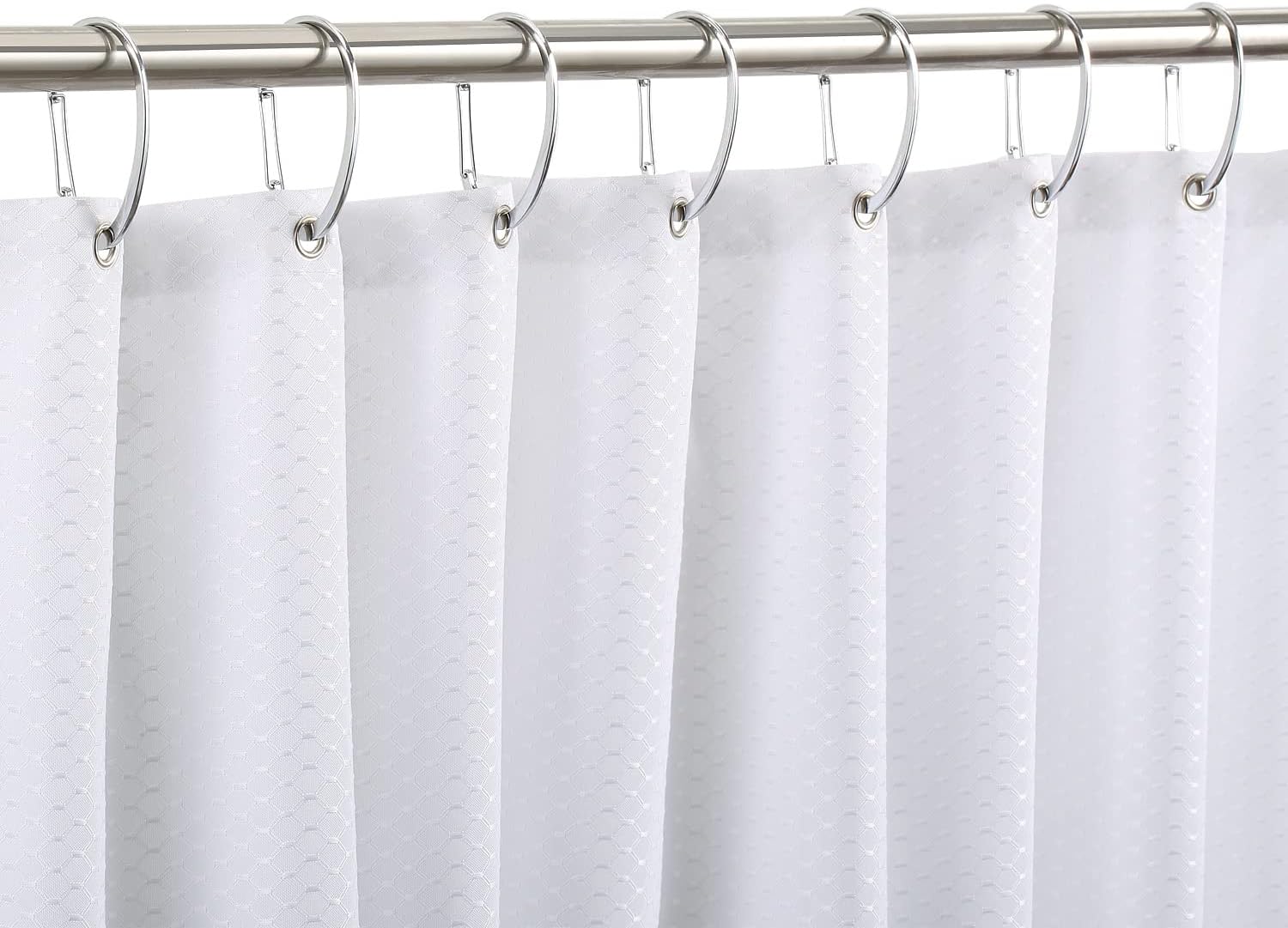 Silver Shower Curtain Rings