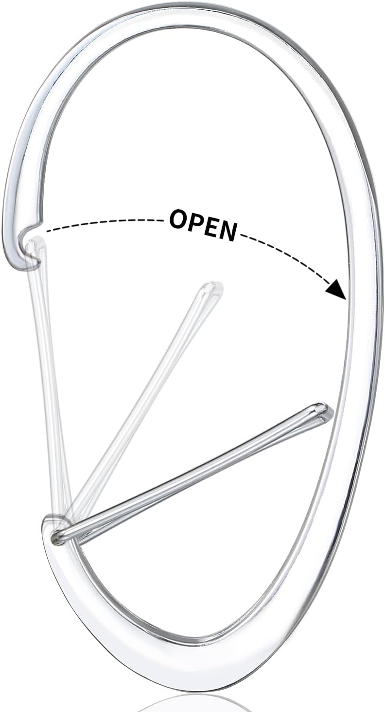 Silver Shower Curtain Rings