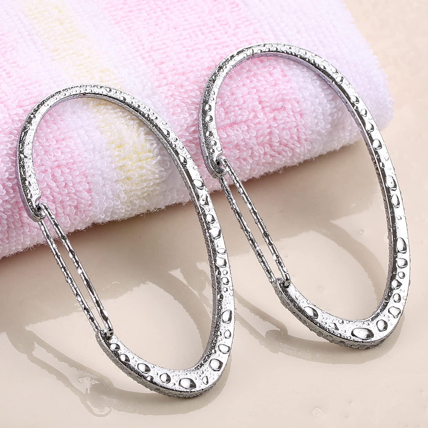 Silver Shower Curtain Rings