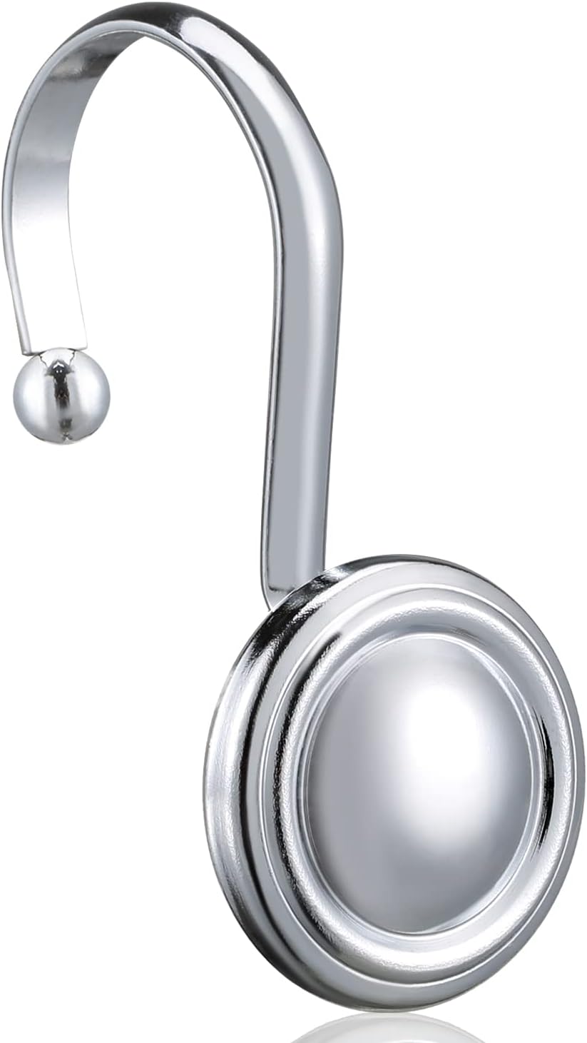 Silver Shower Curtain Hooks Silver Shower Curtain Hooks