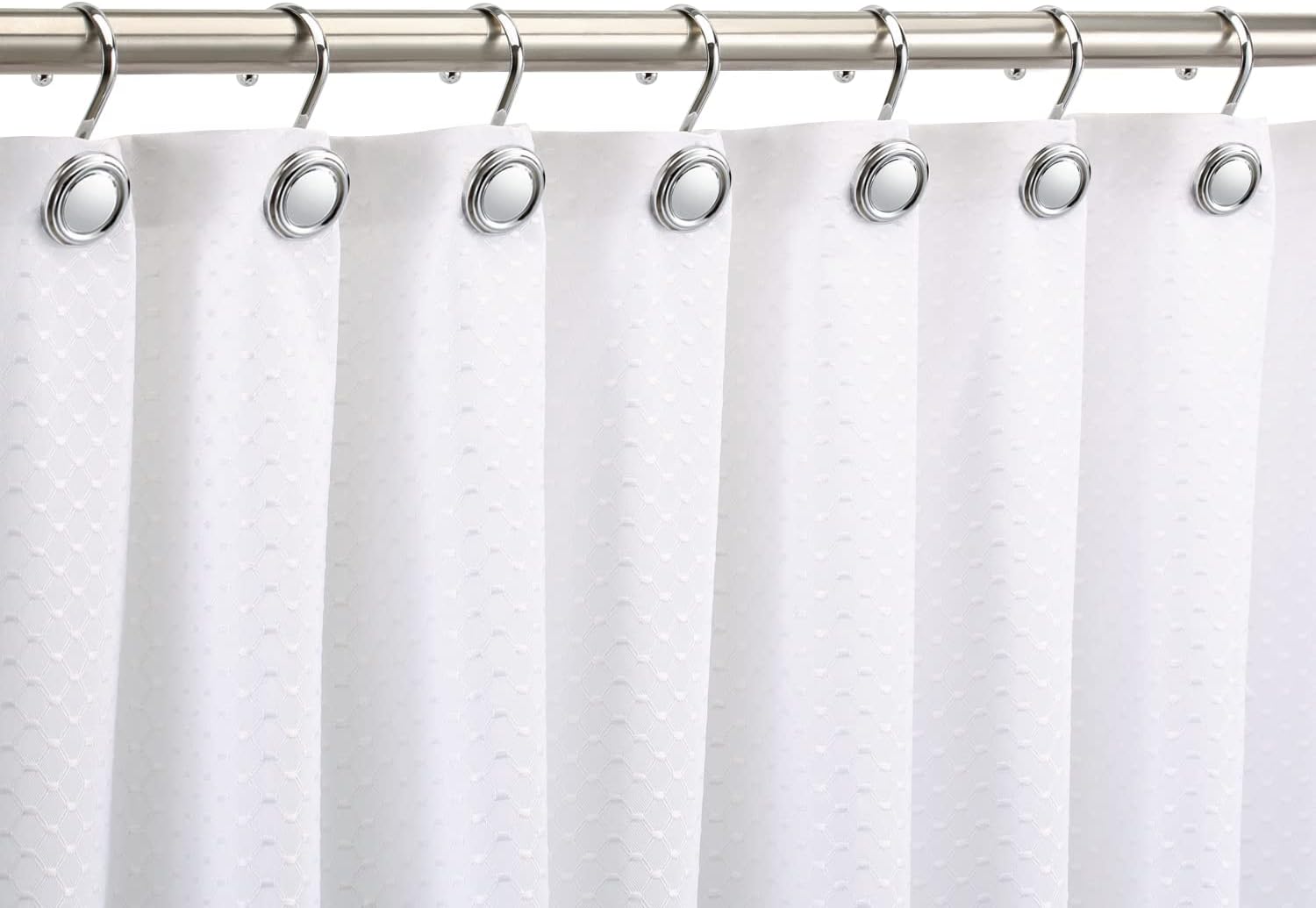 Silver Shower Curtain Hooks
