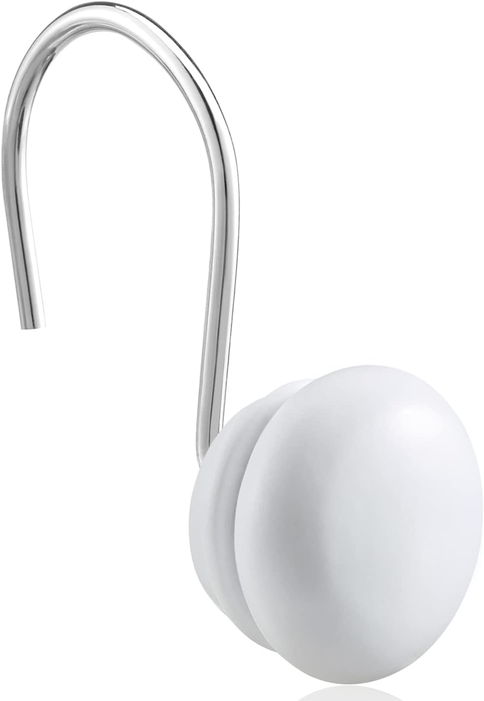 White Shower Curtain Hooks