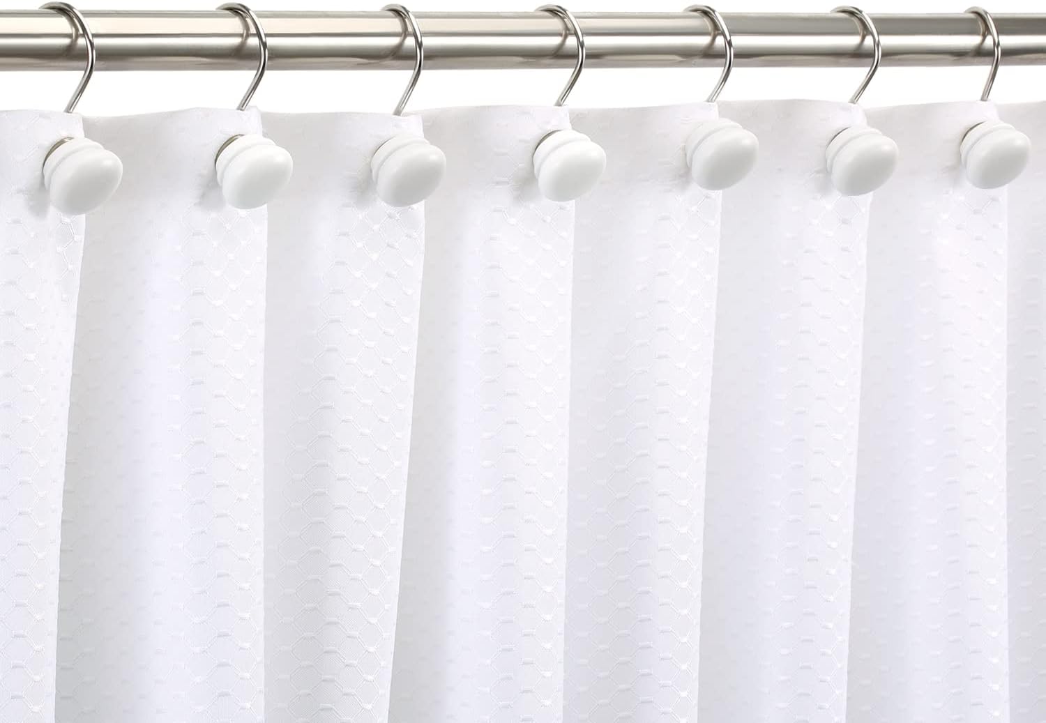 White Shower Curtain Hooks