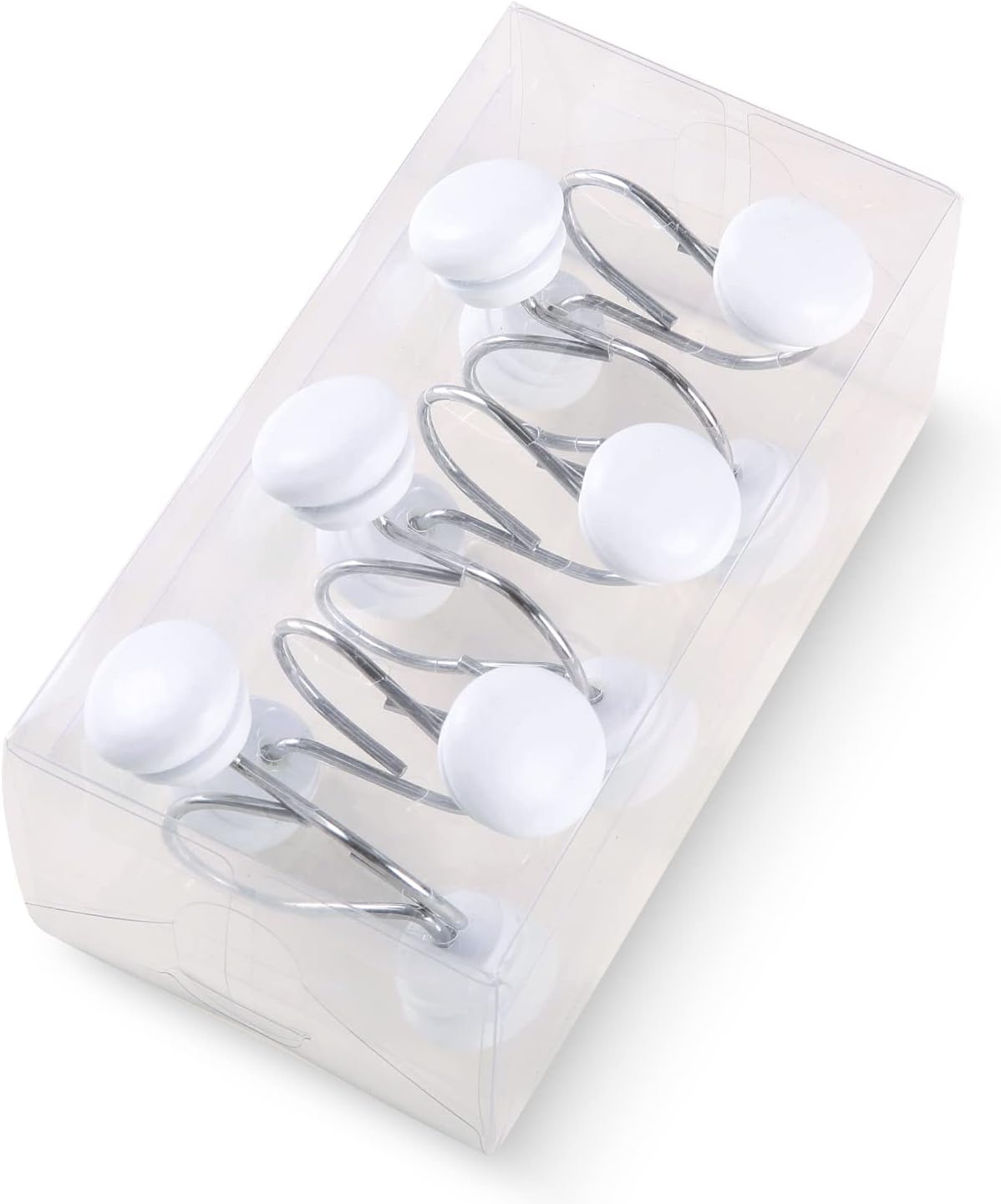 White Shower Curtain Hooks
