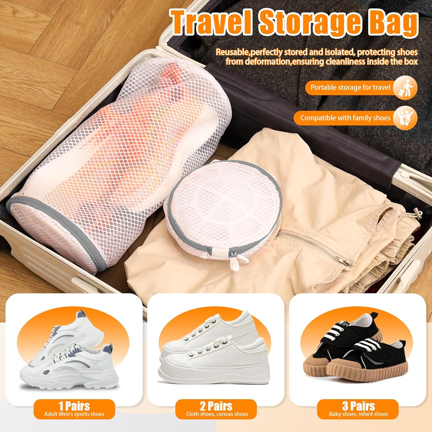 Kimmama Shoe Washing Machine Bag