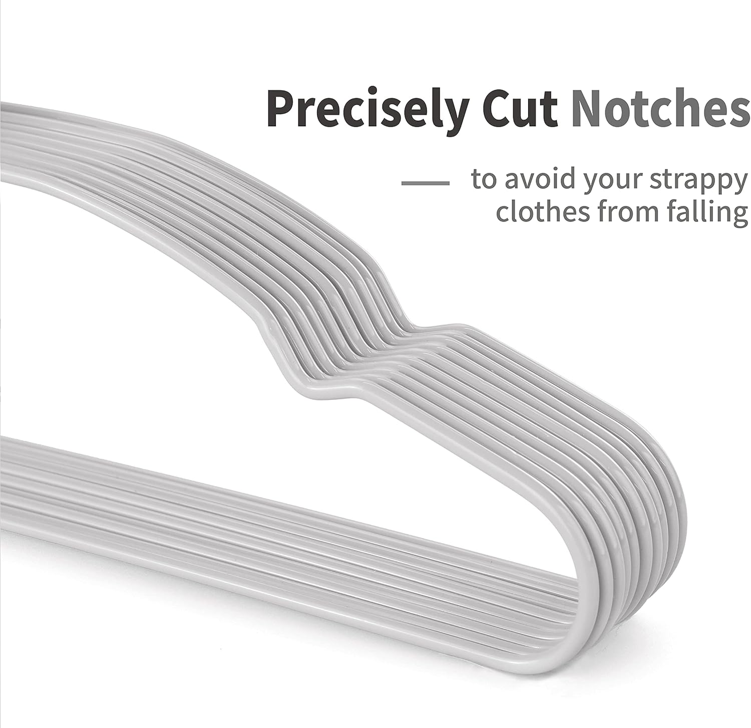 TOPIA HANGER Metal Hangers 20 Pack