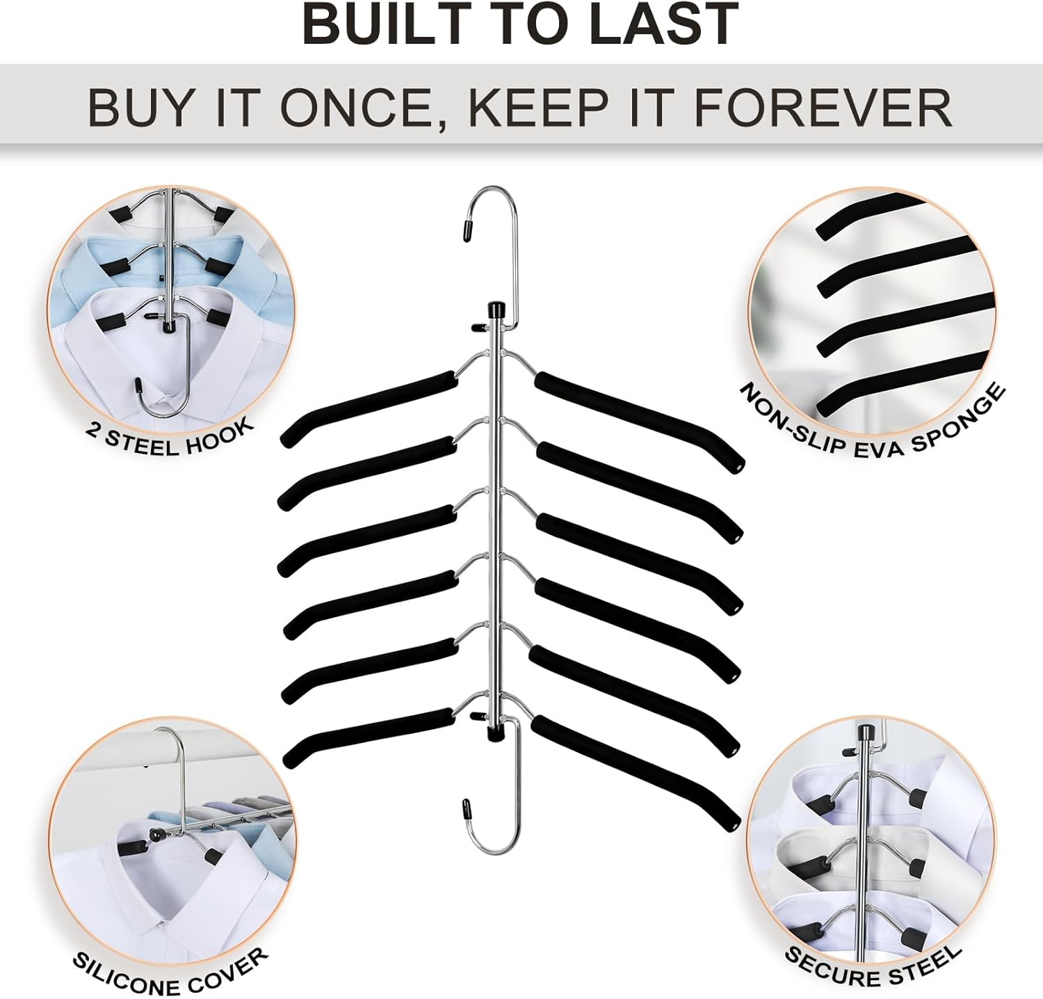 TOPIA HANGER Clothes Hanger Space Saving