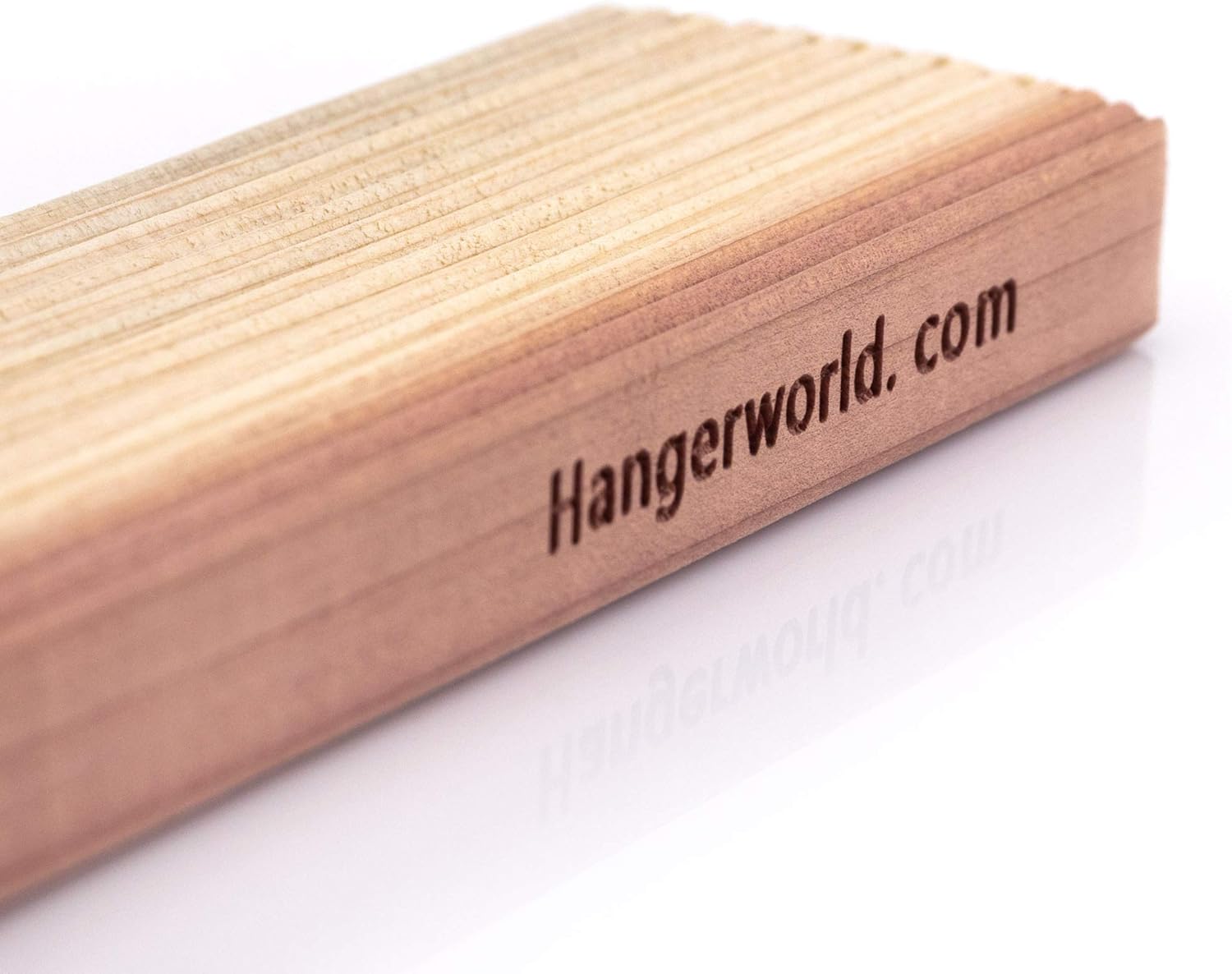 HANGERWORLD Pack of 10 Skirt and Pants Hangers with Clamp Clips